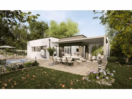 terrain avec maison neuve à vendre