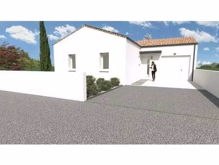 terrain avec maison neuve à vendre