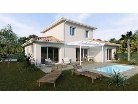 terrain avec maison neuve à vendre