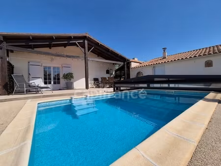 maison viager occupé 5 pièces saint sulpice de royan (17) - garage - piscine - terrain de 