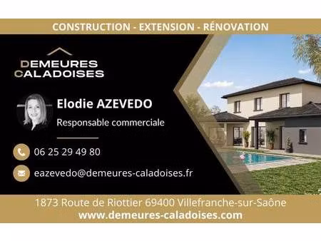 terrain avec maison neuve à vendre