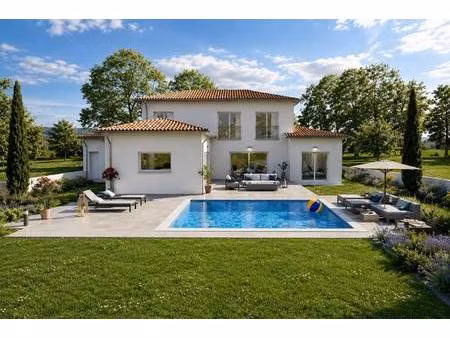 terrain avec maison neuve à vendre