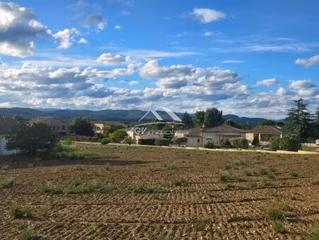 vue dégagée  terrain de 600m² viabilisé  sud ales