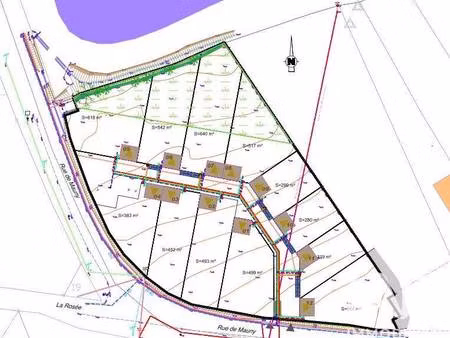 terrain constructible viabilisé à vendre