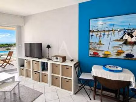 vente appartement t1 bord de mer aux sables-d'olonne (85100) : à vendre t1 bord de mer / 2