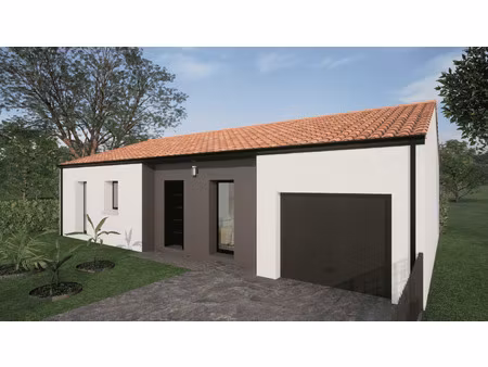 terrain avec maison neuve à vendre