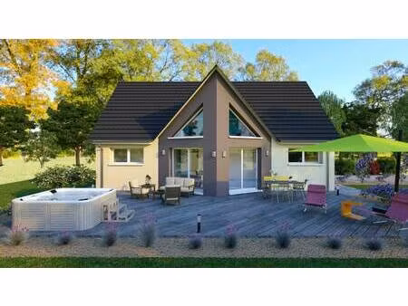 terrain avec maison neuve à vendre