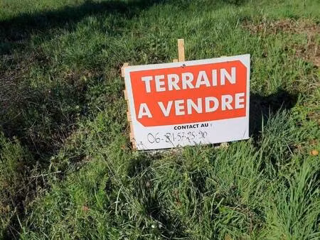terrain constructible à vendre
