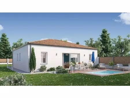 terrain avec maison neuve à vendre