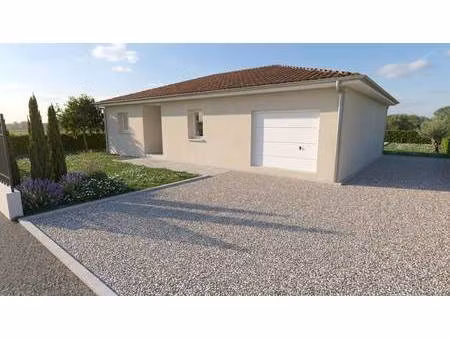 terrain avec maison neuve à vendre