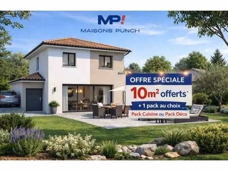 terrain avec maison neuve à vendre