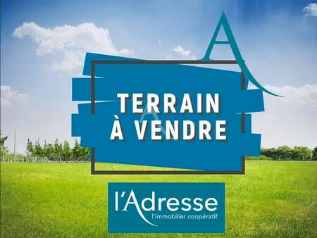 terrain constructible viabilisé à vendre