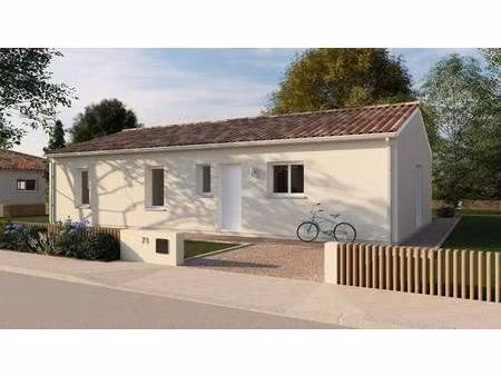terrain avec maison neuve à vendre