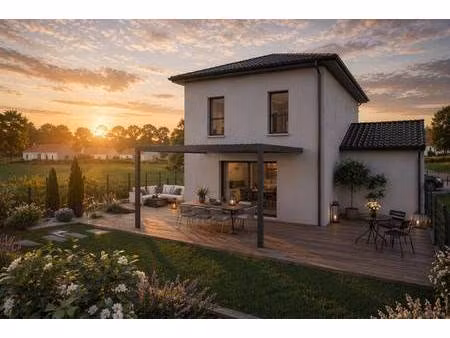 terrain avec maison neuve à vendre