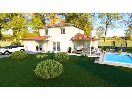 terrain avec maison neuve à vendre
