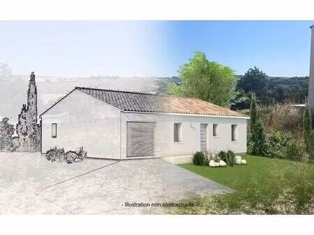 terrain avec maison neuve à vendre