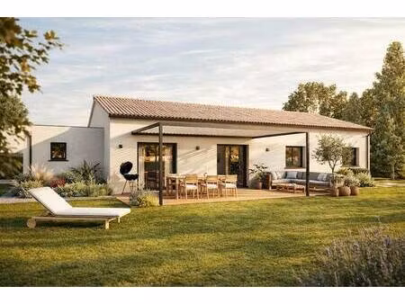 terrain avec maison neuve à vendre