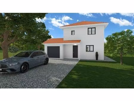 terrain avec maison neuve à vendre
