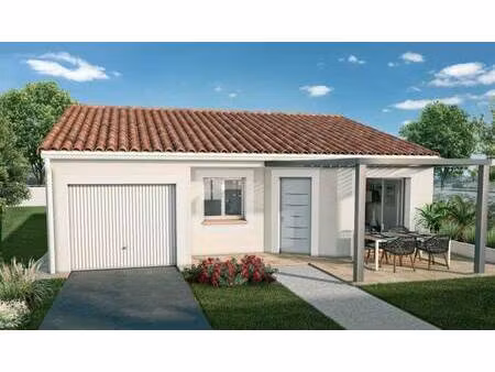 terrain avec maison neuve à vendre