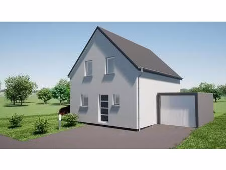 terrain avec maison neuve à vendre