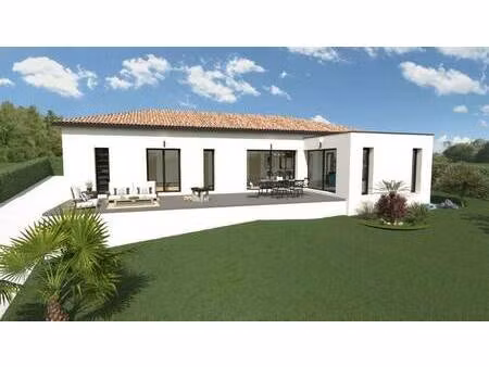 terrain avec maison neuve à vendre