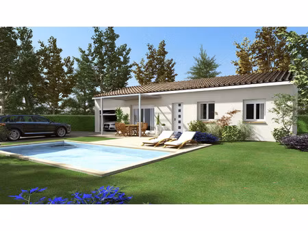 terrain avec maison neuve à vendre