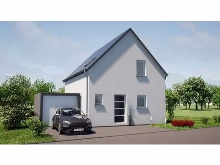 terrain avec maison neuve à vendre
