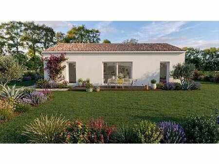 terrain avec maison neuve à vendre