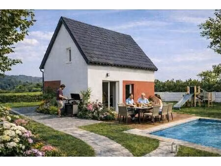 terrain avec maison neuve à vendre