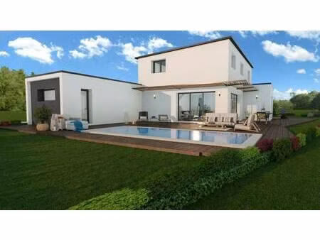 terrain avec maison neuve à vendre