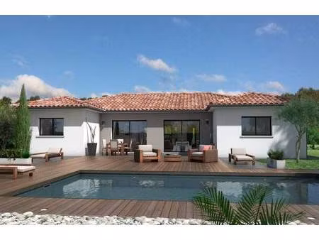 terrain avec maison neuve à vendre