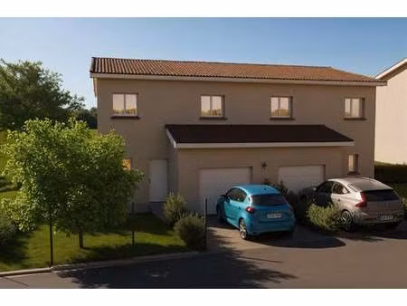 terrain avec maison neuve à vendre
