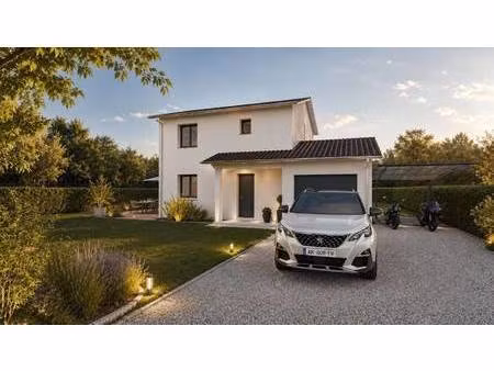 terrain avec maison neuve à vendre