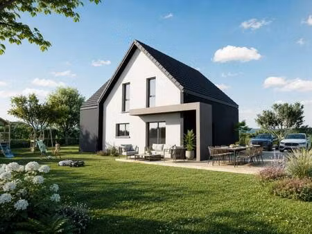 terrain avec maison neuve à vendre