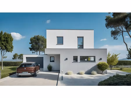 terrain avec maison neuve à vendre