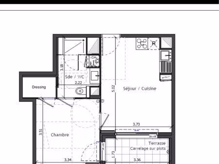 appartement t2 avec jardin