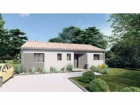 terrain avec maison neuve à vendre