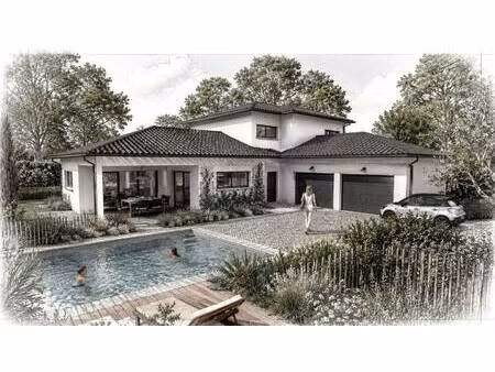 terrain avec maison neuve à vendre