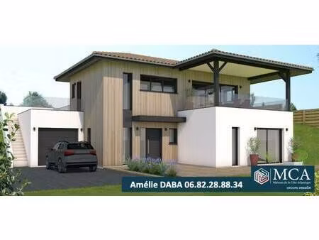 terrain avec maison neuve à vendre