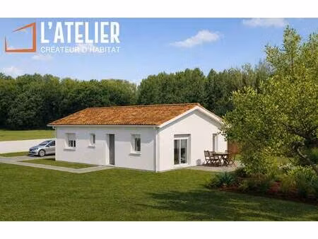 terrain avec maison neuve à vendre