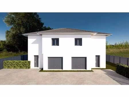 terrain avec maison neuve à vendre
