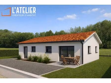 terrain avec maison neuve à vendre
