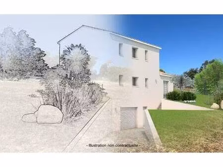 terrain avec maison neuve à vendre