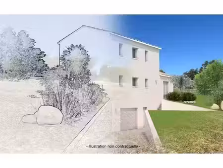 terrain avec maison neuf à vendre