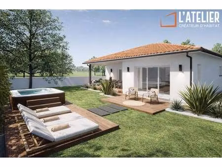 terrain avec maison neuve à vendre