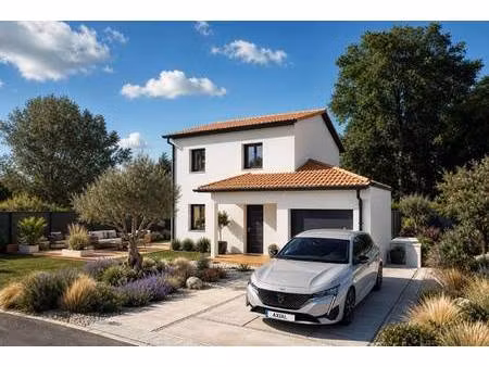 terrain avec maison neuve à vendre