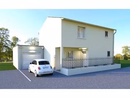 terrain avec maison neuve à vendre