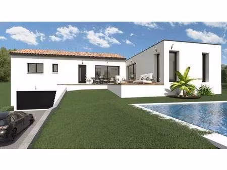 terrain avec maison neuve à vendre