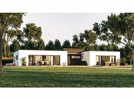terrain avec maison neuve à vendre