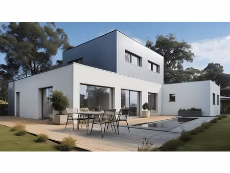 terrain avec maison neuve à vendre